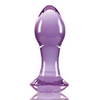 Crystal Gem Butt Plug - Purple - Anal Products
