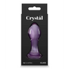 Crystal Gem Butt Plug - Purple - Anal Products