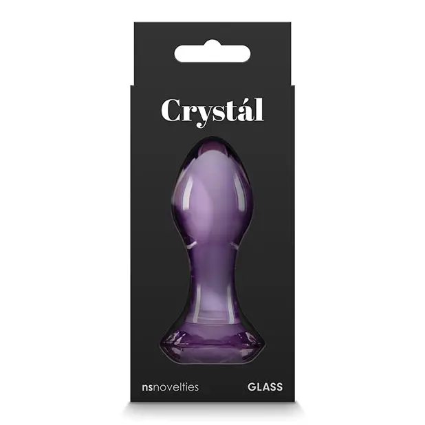 Crystal Gem Butt Plug - Purple - Anal Products