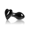 Crystal Heart Butt Plug - Black - Anal Products