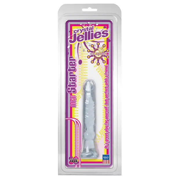 Crystal Jellies 5.5’’ Anal Starter - Clear - Dongs & Dildos