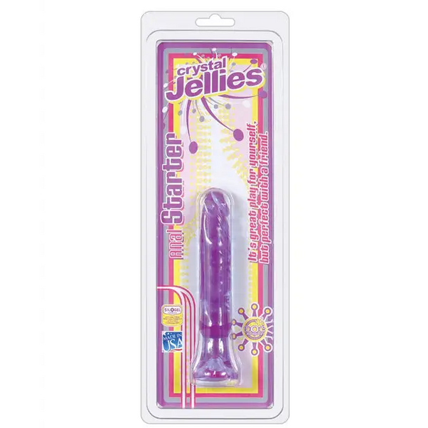 Crystal Jellies 5.5’’ Anal Starter - Purple - Anal Products