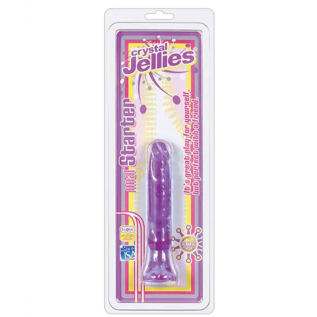 Crystal Jellies 5.5’’ Anal Starter - Purple - Anal Products