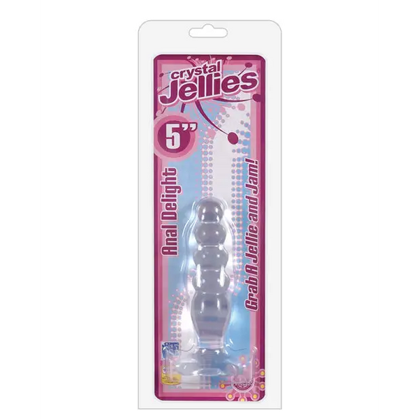 Crystal Jellies 5’’ Anal Delight - Clear - Anal Products