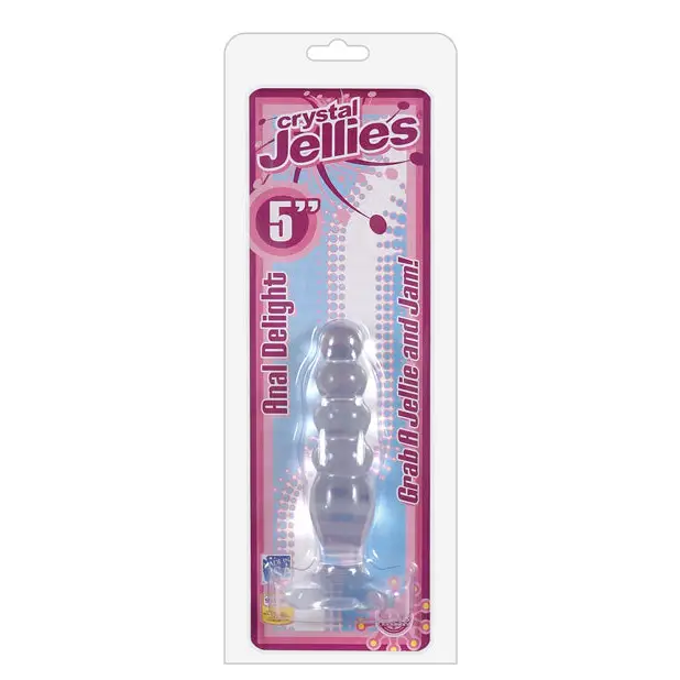 Crystal Jellies 5’’ Anal Delight - Clear - Anal Products