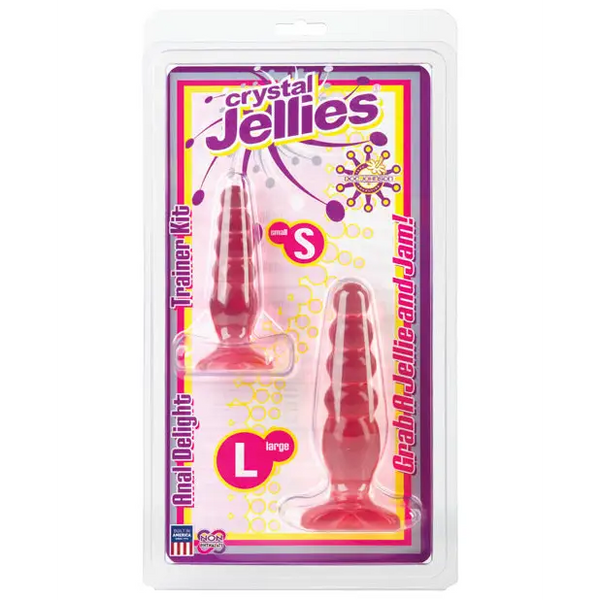 Crystal Jellies Anal Delight Trainer Kit - Pink - Anal Products