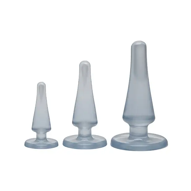 Crystal Jellies Anal Initiation Kit - Clear - Anal Products