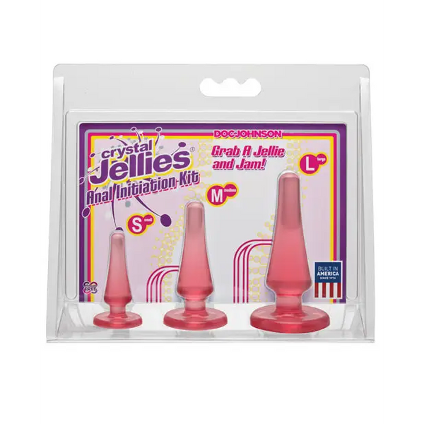 Crystal Jellies Anal Initiation Kit - Pink - Anal Products