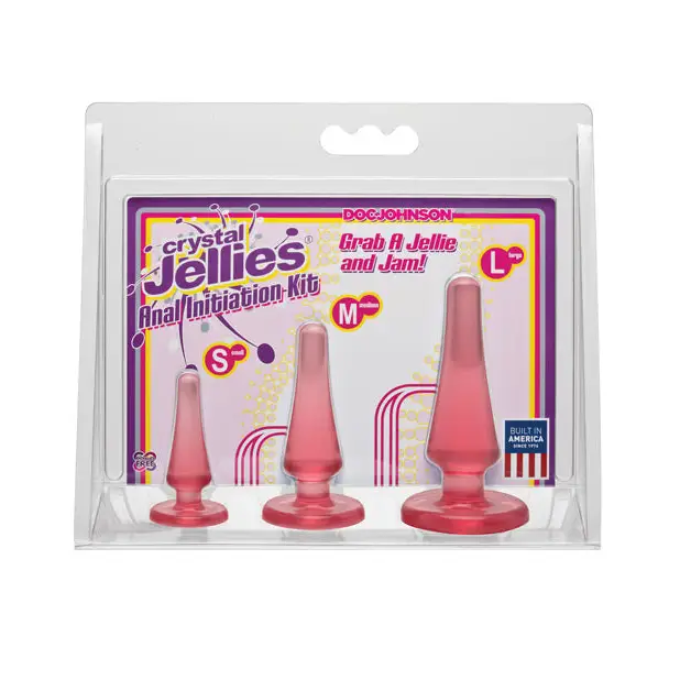 Crystal Jellies Anal Initiation Kit - Pink - Anal Products
