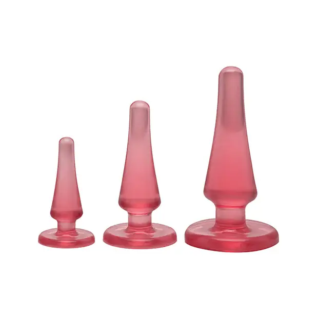Crystal Jellies Anal Initiation Kit - Pink - Anal Products