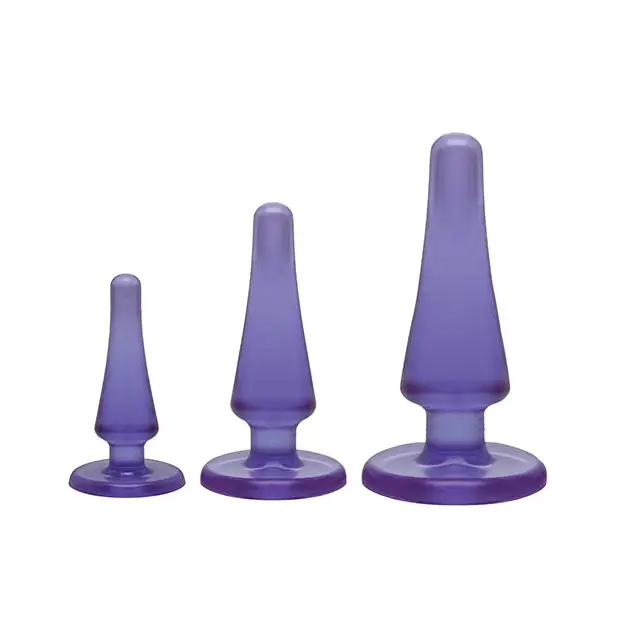 Crystal Jellies Anal Initiation Kit - Purple - Anal Products