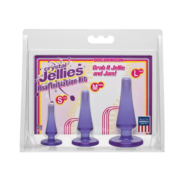 Crystal Jellies Anal Initiation Kit - Purple - Anal Products