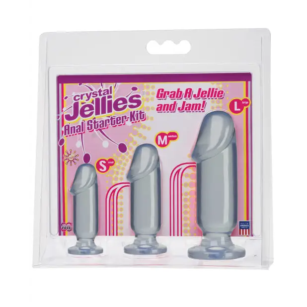 Crystal Jellies Anal Starter Kit - Clear - Anal Products