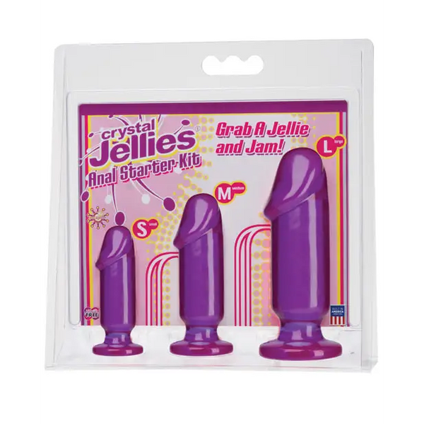 Crystal Jellies Anal Starter Kit - Purple - Anal Products