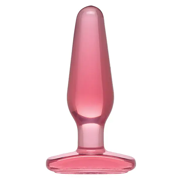 Crystal Jellies Butt Plug - Medium Pink - Anal Products