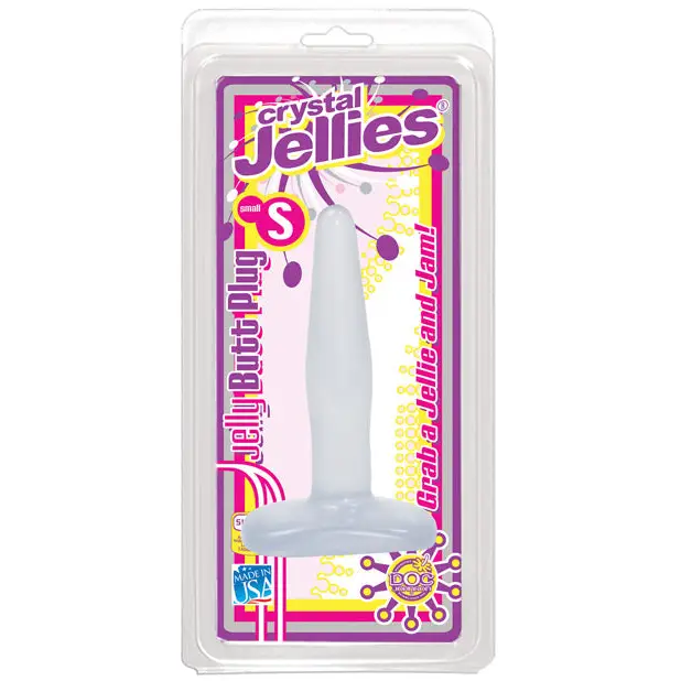 Crystal Jellies Butt Plug - Small Clear - Anal Products