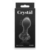 Crystal Rose Butt Plug - Black - Anal Products