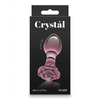 Crystal Rose Butt Plug - Pink - Anal Products