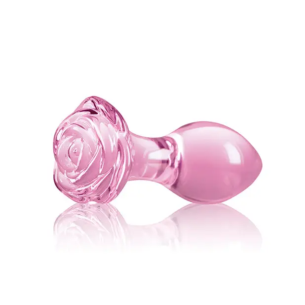 Crystal Rose Butt Plug - Pink - Anal Products