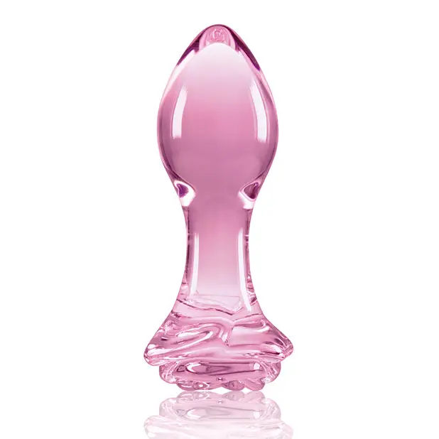 Crystal Rose Butt Plug - Pink - Anal Products