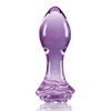 Crystal Rose Butt Plug - Purple - Anal Products