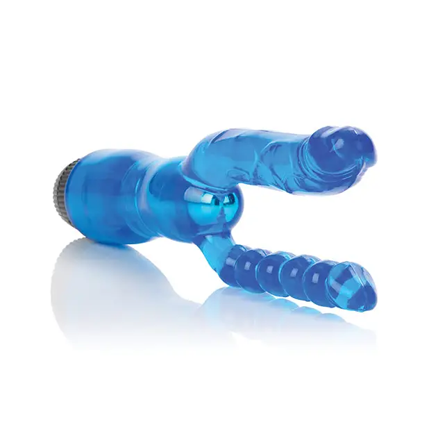 Crystalessence 5’’ Dual Penetrator - Blue - Vibrators