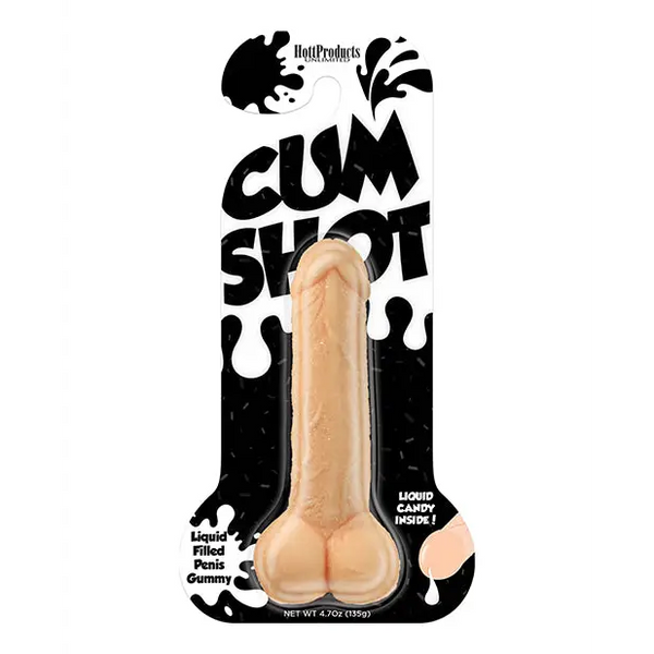 Cum Shots Liquid Filled Gummy Pecker - Bachelorette & Party Supplies