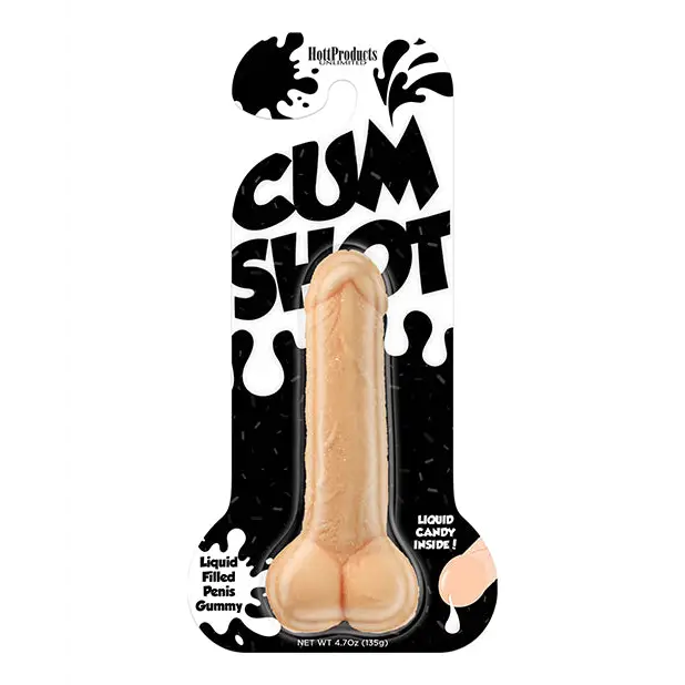 Cum Shots Liquid Filled Gummy Pecker - Bachelorette & Party Supplies