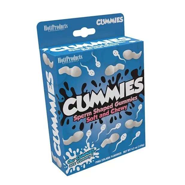Cummies Sperm Shape Candy - Bachelorette & Party Supplies