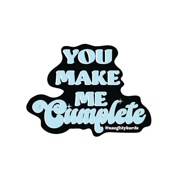 Cumplete Sticker - Pack of 3 - Novelties