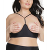 Cupless Underbust Bra w/Adjustable T-Back (Can be Worn Two Ways) Black OS/XL - Lingerie - Hanging