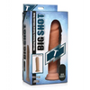 Curve Toys Big Shot 7’’ Vibrating 21X Silicone Dildo w/out Balls w/Remote - Light - Dongs & Dildos