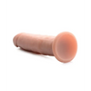 Curve Toys Big Shot 7’’ Vibrating 21X Silicone Dildo w/out Balls w/Remote - Light - Dongs & Dildos