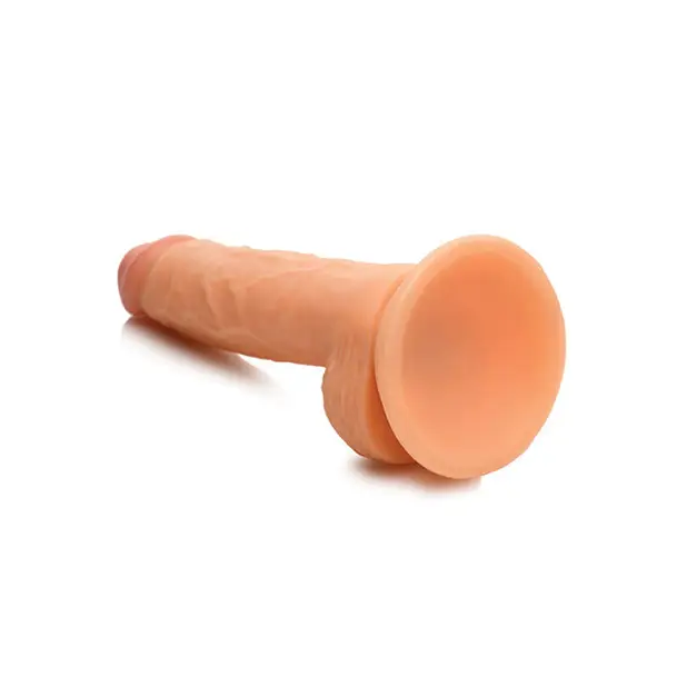 Curve Toys Fantasy Jock Swimming Simon 7’’ Dildo w/Balls - Light - Dongs & Dildos