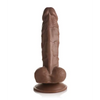 Curve Toys Fantasy Jock Weightlifting Wesley 7’’ Dildo w/Balls - Dark - Dongs & Dildos