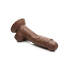 Curve Toys Fantasy Jock Weightlifting Wesley 7’’ Dildo w/Balls - Dark - Dongs & Dildos