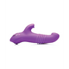 Curve Toys Gossip Blasters 7X Thrusting Silicone Rabbit Vibrator - Violet - Vibrators