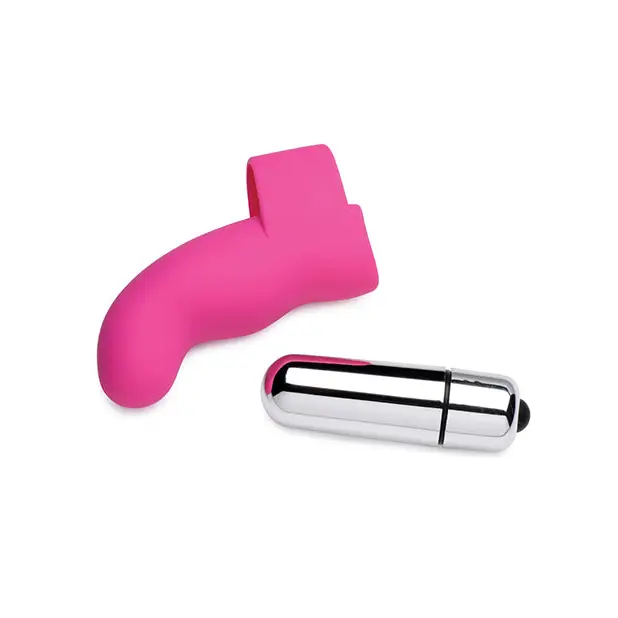 Curve Toys Gossip G-Thrill G Spot Finger Vibe - Magenta - Vibrators