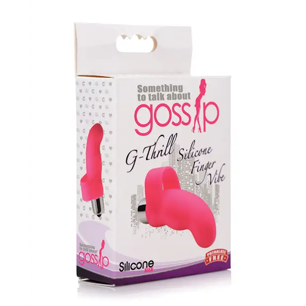 Curve Toys Gossip G-Thrill G Spot Finger Vibe - Magenta - Vibrators