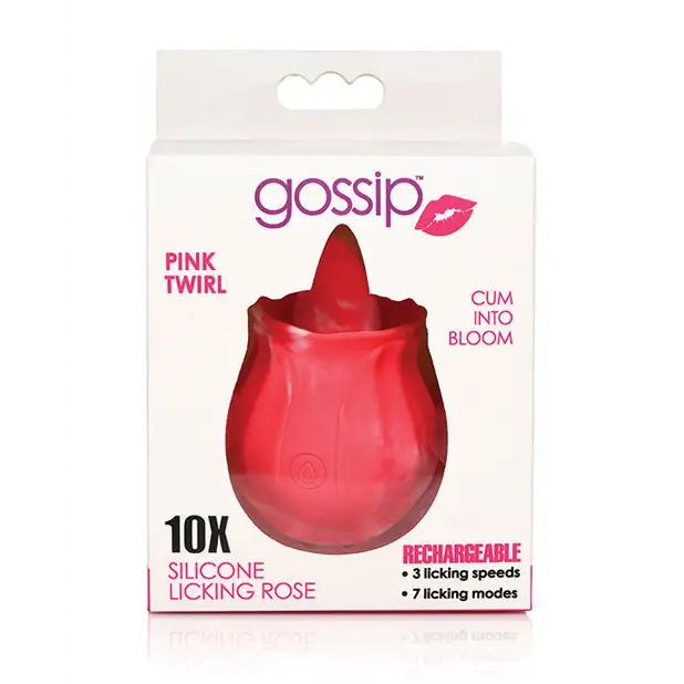 Curve Toys Gossip Licking Rose - Pink Twirl - Stimulators