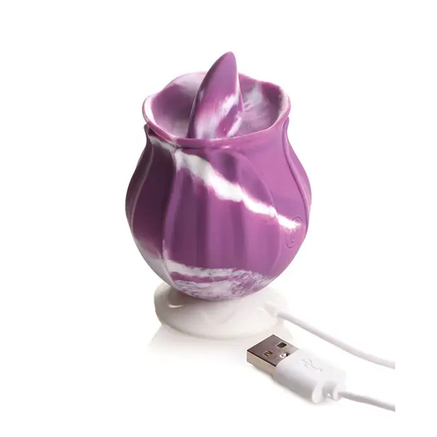 Curve Toys Gossip Licking Rose - Purple Twirl - Stimulators