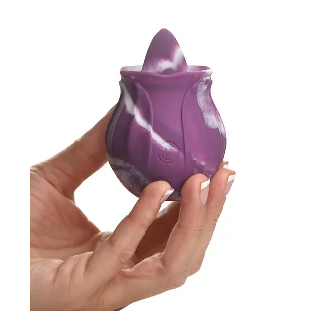 Curve Toys Gossip Licking Rose - Purple Twirl - Stimulators