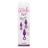 Curve Toys Gossip Rump Ringers - Violet - Anal Products