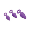 Curve Toys Gossip Rump Ringers - Violet - Anal Products
