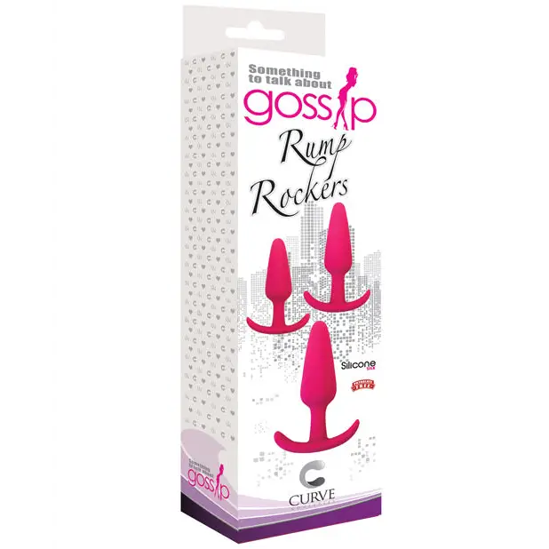Curve Toys Gossip Rump Rockers - Magenta - Anal Products