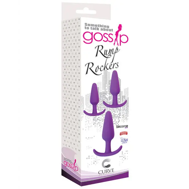 Curve Toys Gossip Rump Rockers - Violet - Anal Products