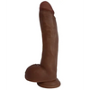 Curve Toys Jock 10’’ Dong w/Balls - Chocolate - Dongs & Dildos