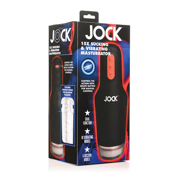 Curve Toys Jock 15x Sucking Vibrating Masturbator