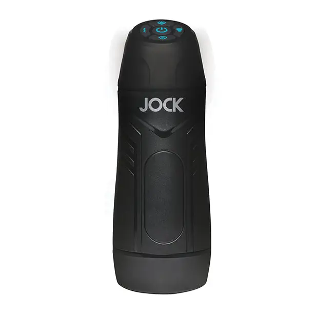Curve Toys Jock 9X Sucking & Vibrating Masturbator - White - Dolls & Masturbators