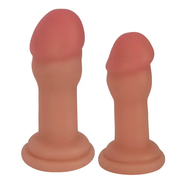 Curve Toys Jock Anal Plug Duo Set - Vanilla - Anal Products